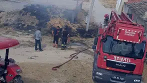 Eskişehir Günyüzü’nde Saman Balyaları Yangında Küle Döndü