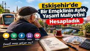 Eskişehir'de Bir Emeklinin Aylık Yaşam Maliyetini Hesapladık