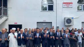 Deprem şehidi Mustafa İlhan’ın ismi Ozan Köyü’nde dualarla ölümsüzleşti