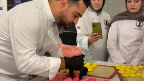 Gerze Meslek Yüksekokulu'nda makaron ustalığı eğitimi