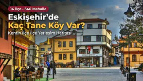 Eskişehir’de Kaç Tane Köy Var? Kentin İlçe İlçe Yerleşim Haritası