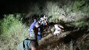 Hassa'da Yamaçtan Düşen Kişi Ekiplerin Müdahalesiyle Kurtarıldı