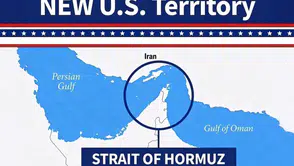 Trump, Hürmüz Boğazı'nı 'yeni ABD toprağı' gösteren haritayı yeniden paylaştı