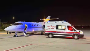 50 günlük Eylül bebeğin yaşam mücadelesi için gökyüzünde sağlık köprüsü kuruldu