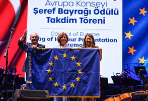 Eskişehir’e Avrupa Konseyi’nden “Şeref Bayrağı” ödülü takdim edildi