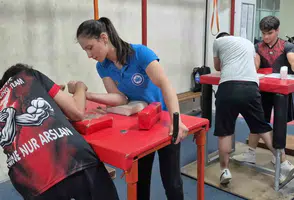 Gaziler Günü’nde Sporcular Bilek Güreşinde Buluştu