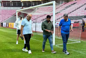 Fethi Heper Stadyumu’nda yeni sezon için bakım çalışmaları sürüyor