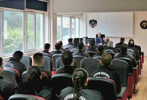 Eskişehir Emniyet Müdürü Yılmaz, Çevik Kuvvetle Buluştu