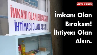 Kırka İlçesinde Örnek Dayanışma: "İmkanı Olan Bıraksın, İhtiyacı Olan Alsın"