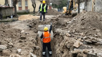 Seyitgazi’de Arkeolojik Alan İçinde Yeni Kanalizasyon Hattı Döşendi