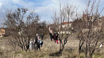 Sıcak Hava Sebebiyle Ağaca Asılan Elbiseler Şaşırttı!