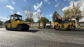 Çifteler’de 4 bin metrelik yol yenilendi
