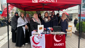 Saadet Partili kadınlar yoksul çocuklar için sahada