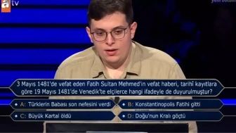 3 Mayıs 1481'de vefat eden Fatih Sultan Mehmed'in vefat haberi, tarihî kayıtlara göre 19 Mayıs 1481'de Venedik'te elçilerce hangi ifadeyle de ...