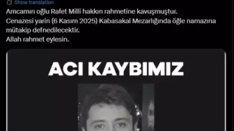 Rafet Milli Kimdir, Öldü mü, Neden Öldü?