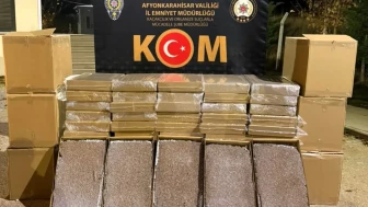 Afyonkarahisar Polisi Kaçak Makaron Sevkiyatını Önledi