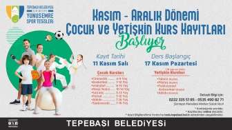 Tepebaşı Belediyesi’nde Kasım-Aralık dönemi spor kursları başlıyor