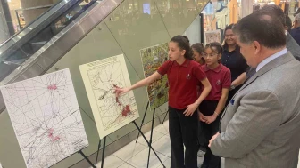 11 Yaşındaki Öğrencilerden TÜBİTAK’a "Türkiye’nin İlk Modern Haritası" Sergisi