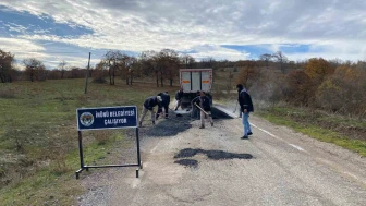 İnönü'de O Mahaller Arası Yol Yenileme Çalışması Başladı