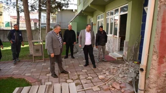 İnönü'de İsmetpaşa Camii’nin çevresinde çalışmalar başladı