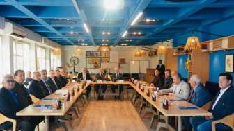 Ukrayna Büyükelçisi Dzhelialov, Eskişehir Sanayi Odası’nı ziyaret etti