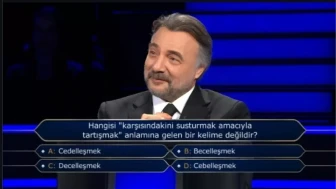 Hangisi karşısındakini susturmak amacıyla tartışmak anlamına gelen bir kelime değildir?