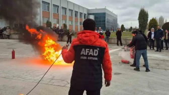 Eskişehir’de Fabrikada Afet ve Yangın Tatbikatı