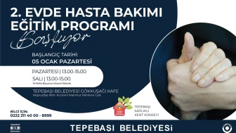 Evde Hasta Bakımı Eğitim Programı 5 Ocak’ta Başlıyor