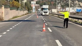 Bilecik’te Yük ve Eşya Taşıyan Araçlarda Kış Lastiği Denetimleri Devam Ediyor
