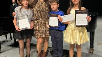 Bilecikli öğrenciler KKTC’deki piyano yarışmasından ödüllerle döndü