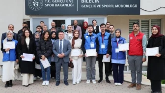 Bilecik’te Gönüllü Gençlere Emekleri Belgelerle Taçlandı