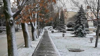 Eskişehir Güne Kar Sürpriziyle Uyandı