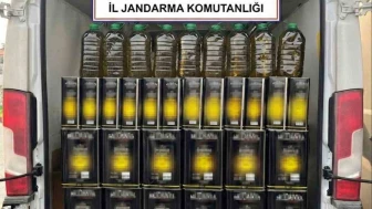 Jandarma, 655 litre sahte zeytinyağı ele geçirdi