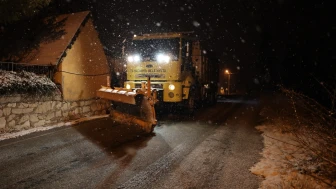 Kütahya'da Karın Etkisi Artınca Belediye Ekipleri Sahaya İndi