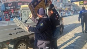 Afyonkarahisar’da zabıta kaldırım işgallerine karşı denetimleri artırdı