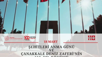 Eskişehir İl Milli Eğitim Müdürlüğü'nden 18 Mart Mesajı