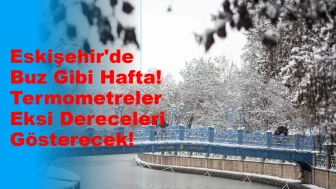 Eskişehir'de Buz Gibi Hafta! Termometreler Eksi Dereceleri Gösterecek!