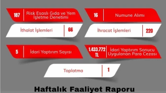 Eskişehir'de gıda denetimlerinde 1 milyondan fazla para cezası kesildi