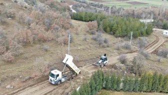 İnönü'de Yol İyileştirme Çalışmaları Başladı