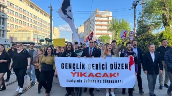 Eskişehir’de gençler yürüdü, taleplerini haykırdı