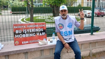 Eskişehir'de aynı karar ikinci kez alındı: Çalışkan tek kişilik eylemde