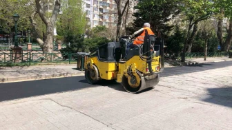 Eskişehir Adalar’da bisiklet yolu çalışmaları hız kesmeden sürüyor
