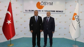Rektör Adıgüzel’den ÖSYM Başkanı Ersoy’a ziyaret