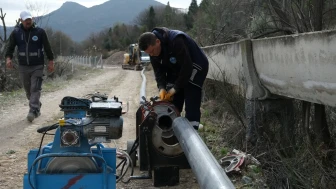 Eskişehir'in o ilçesine 1200 metrelik yeni içme suyu hattı