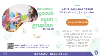 Tepebaşı Belediyesi Belde Evleri’nde oyun grubu kayıtları başlıyor