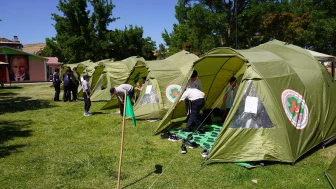 Tepebaşı’nda Minik İzciler Kamp Heyecanı Yaşıyor