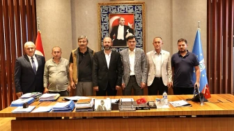 Kütahya pazarcı esnafından Başkan Kahveci’ye ziyaret