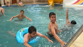 Karne Hediyesi Aquapark Oldu, Öğrenciler Doyasıya Eğlendi