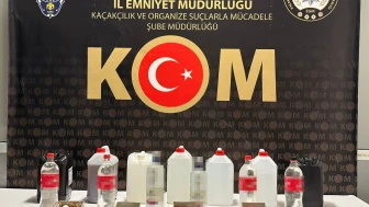Kütahya’da Sahte Alkol Operasyonu: Litrelerce Tehlike Ele Geçirildi