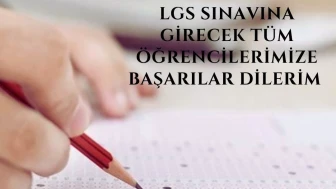 Vali Aksoy, LGS’ye girecek öğrencilere başarılar diledi
